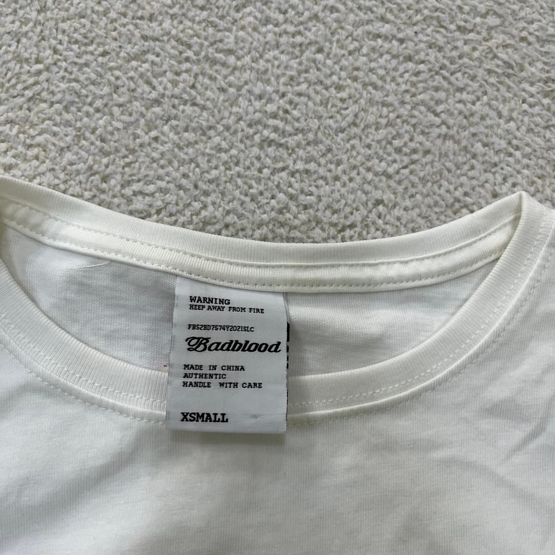 XS 배드블러드 여성 반팔티 0409M 상품이미지2