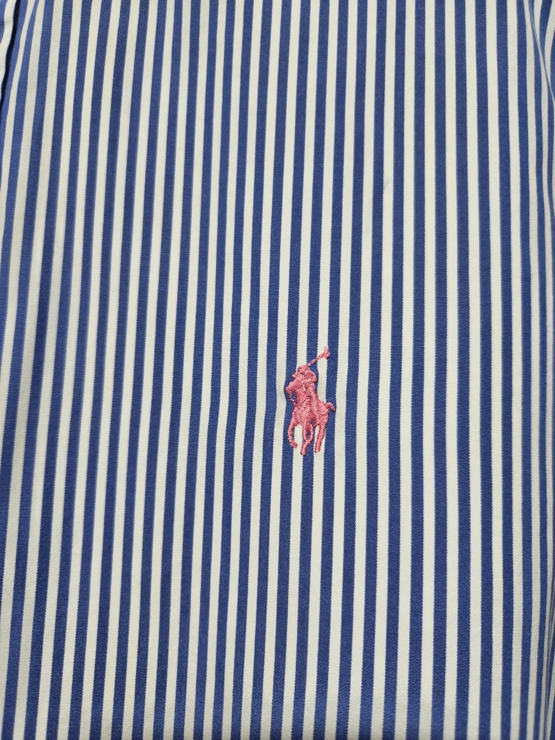 폴로 랄프로렌 정품 여성 블루 스트라이프 셔츠 상품이미지3