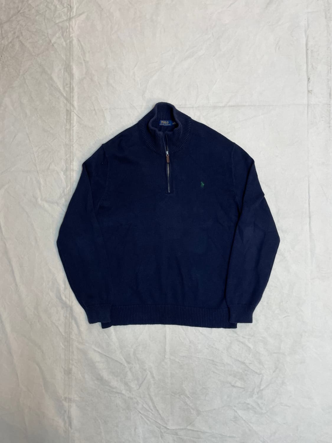 폴로 반집업 니트 상품이미지1