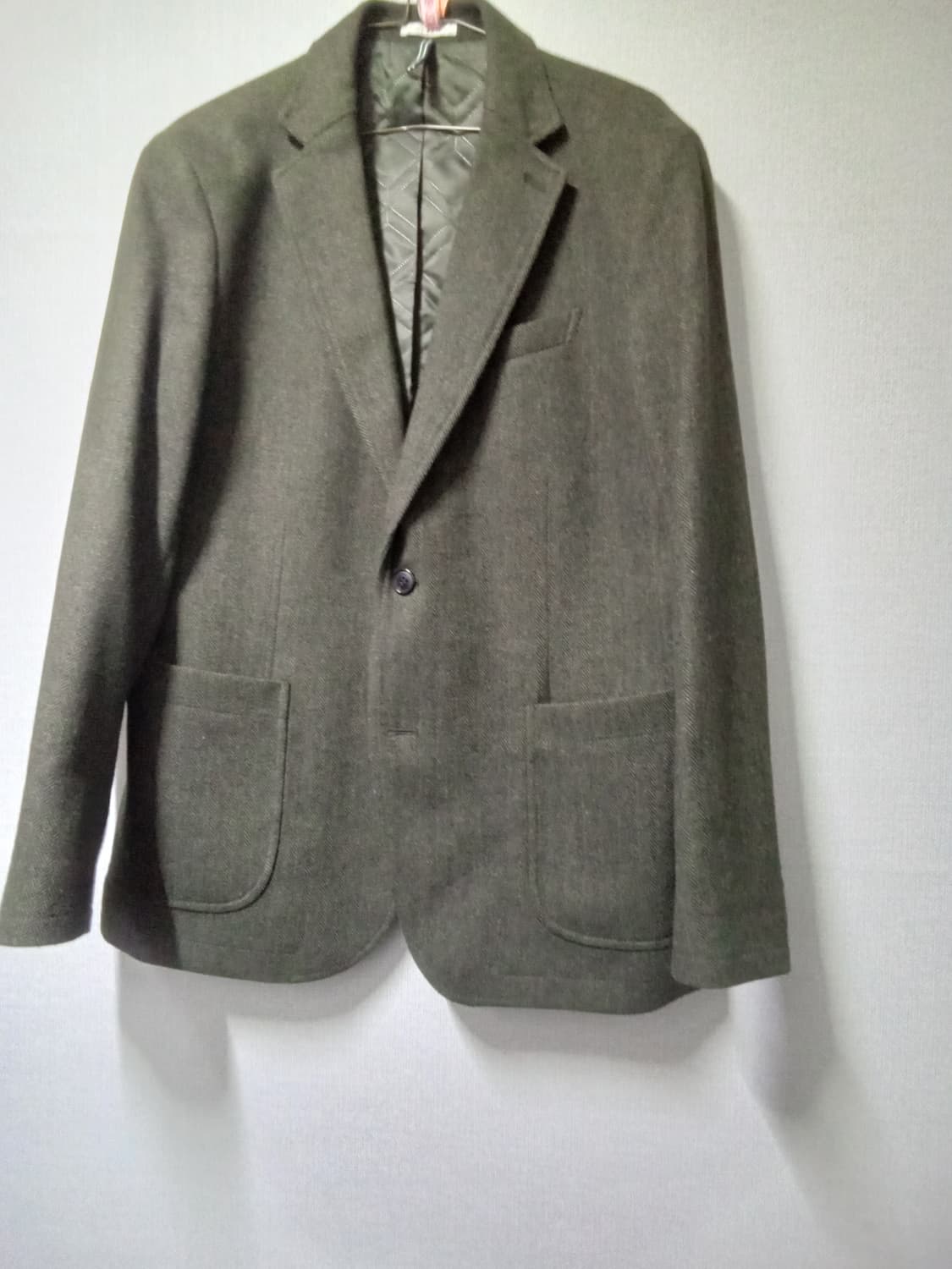 올젠 헤링본 블레이저 자켓 콤비 마이 누빔 상품이미지6