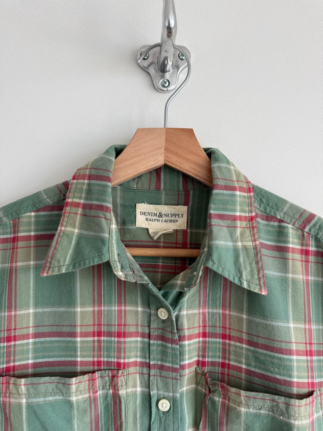 데님앤서플라이(DENIM&SUPPLY) 크롭 체크 셔츠 상품이미지7
