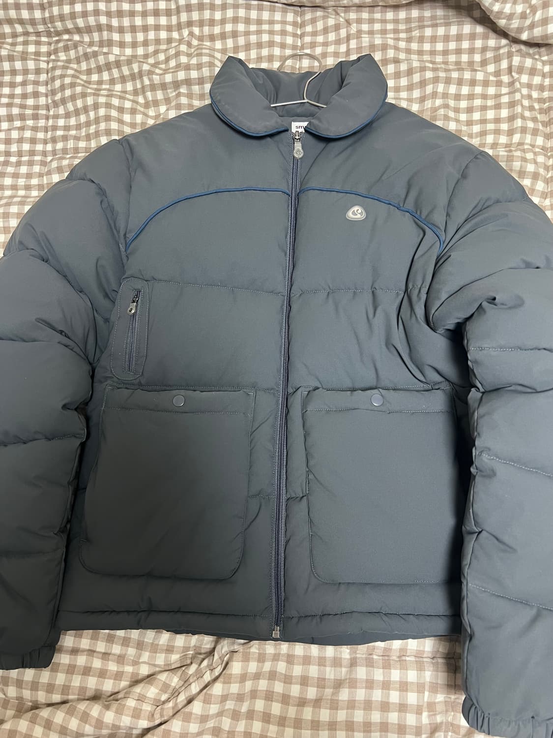 코이세이오 suu 포켓패디드 자켓 패딩 다크그레이 상품이미지3