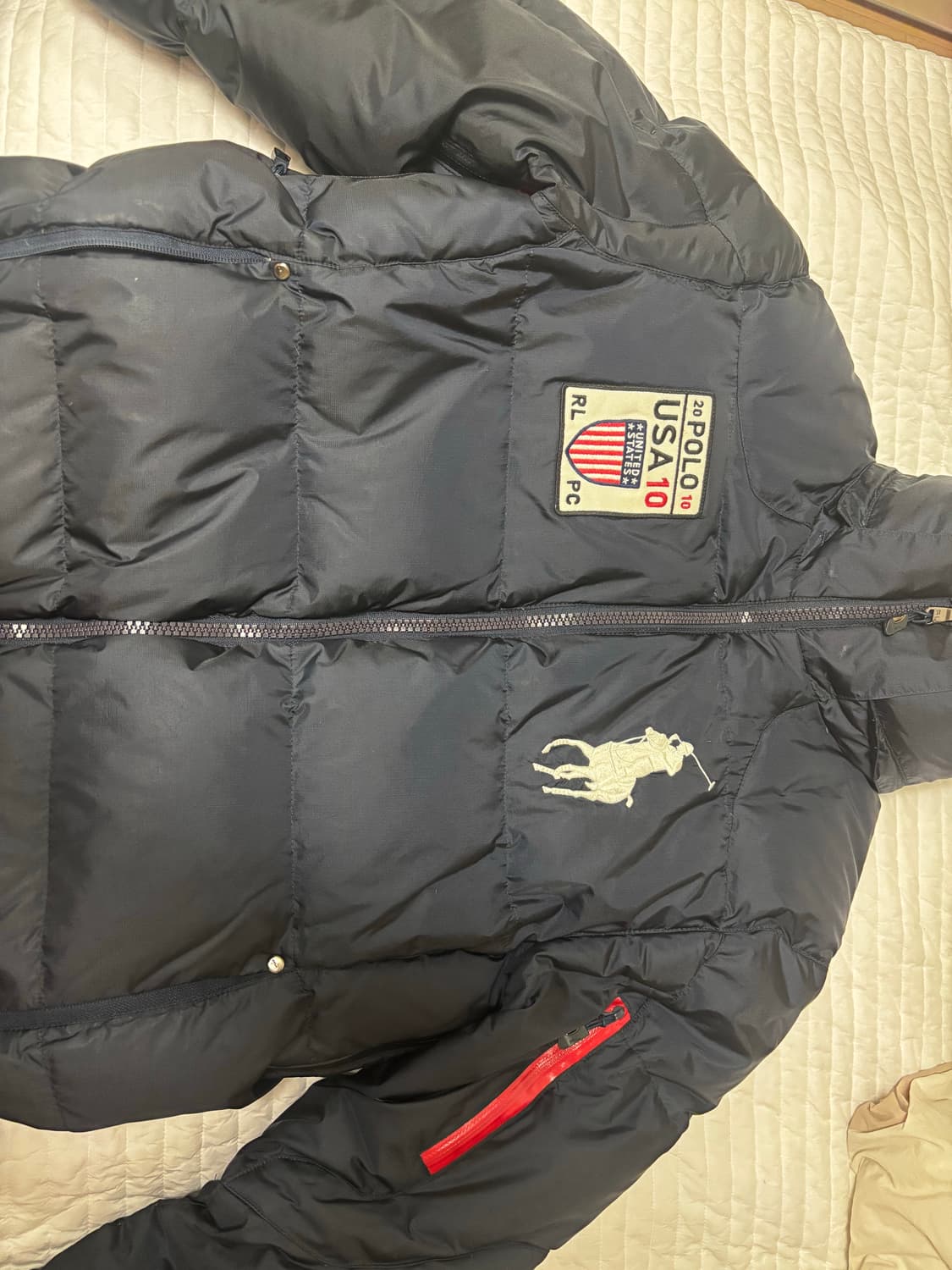 폴로 빅포니 성조기 패딩 M 상품이미지1