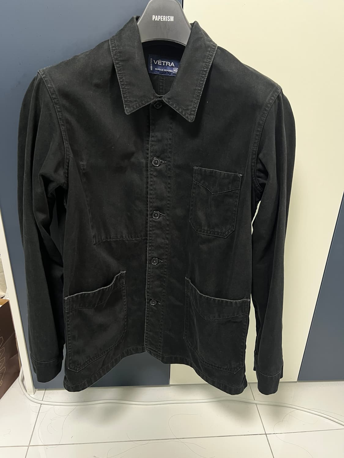 택포15) 베트라 몰스킨 프렌치 워크자켓 블랙 100 상품이미지2