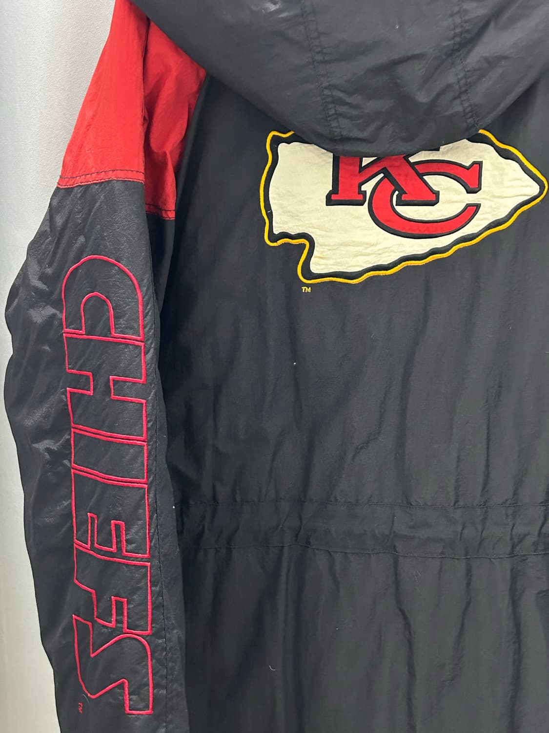90‘s Mirage Kansas City Chiefs 패딩 L 상품이미지5