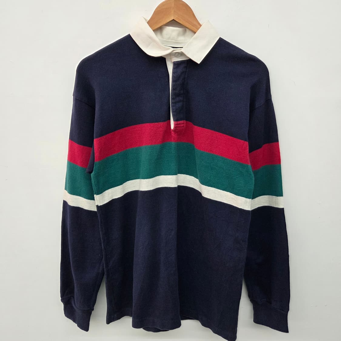 엘엘빈 스트라이프 긴팔 럭비티셔츠 남s 상품이미지2