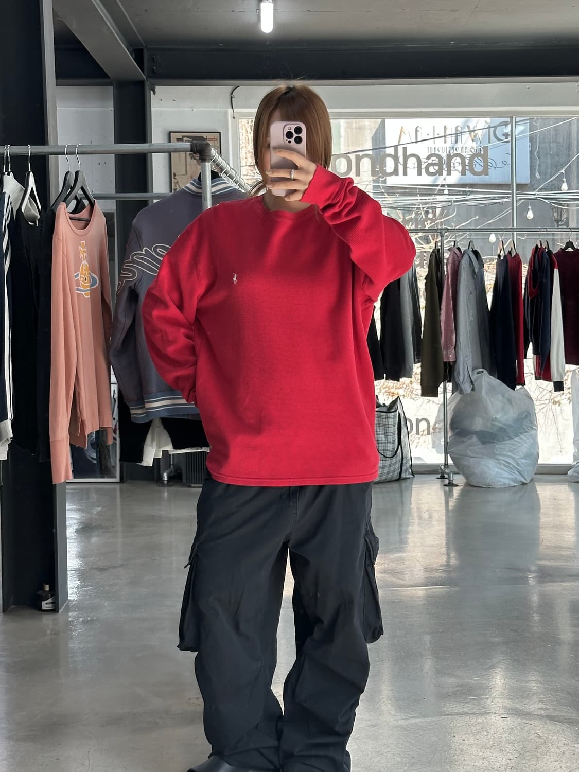 폴로랄프로렌 포니 와플 롱슬리브 긴팔티 상품이미지3