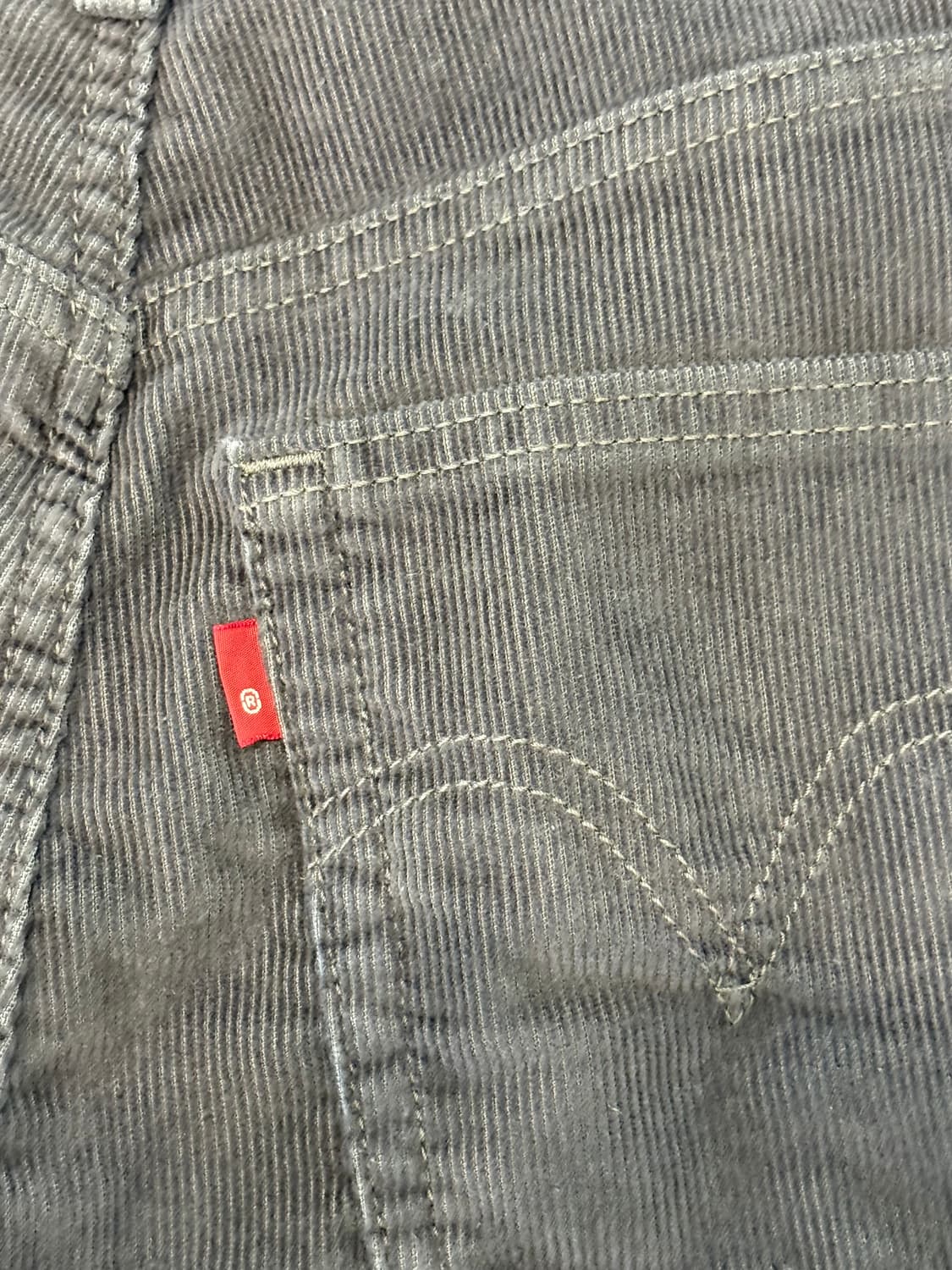 levis ribcage straight ankle 블랭크탭 코듀로이팬츠 상품이미지3