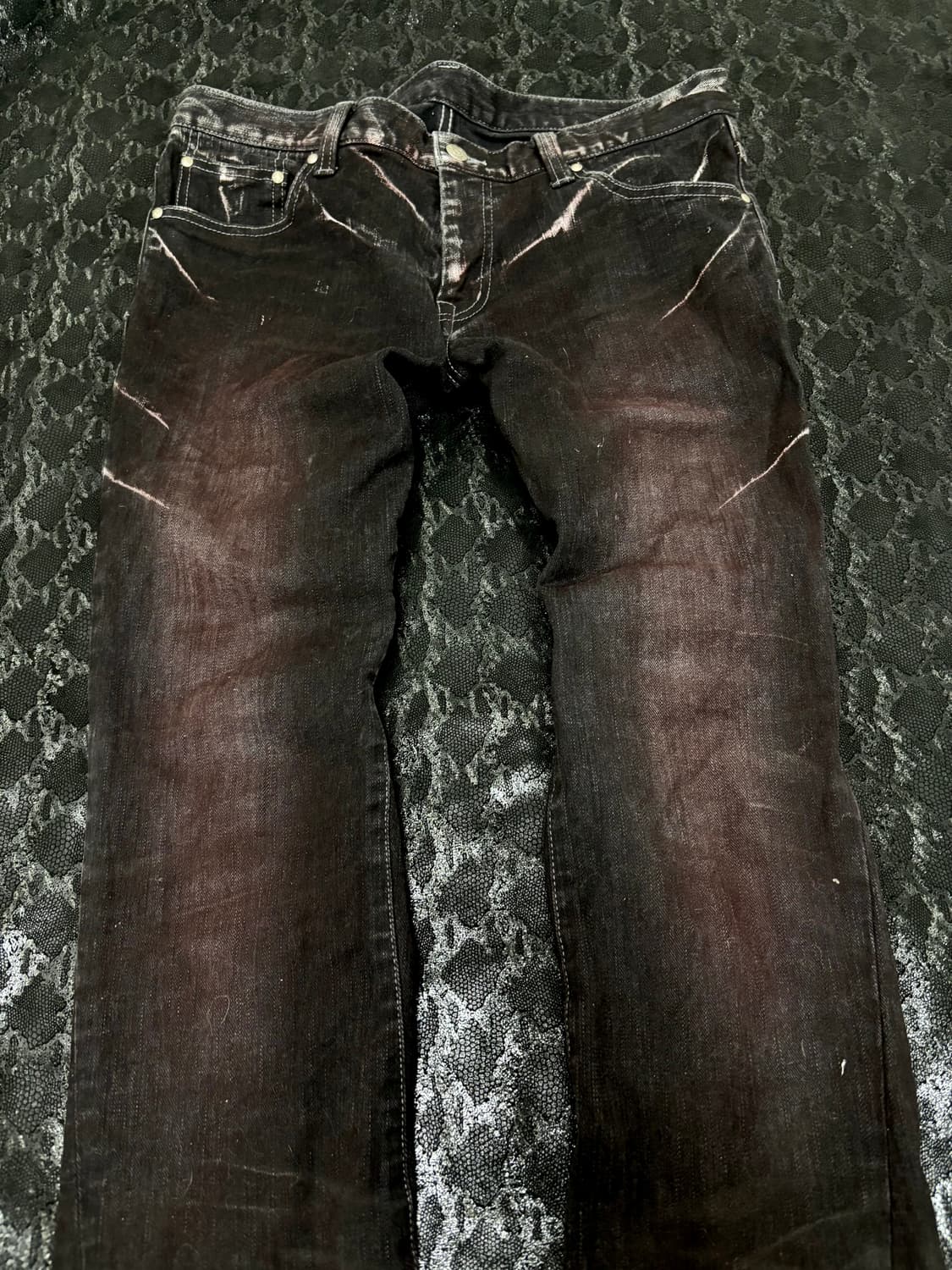 “TORNADO MART” 00’s Archive burgundy Cra 상품이미지5