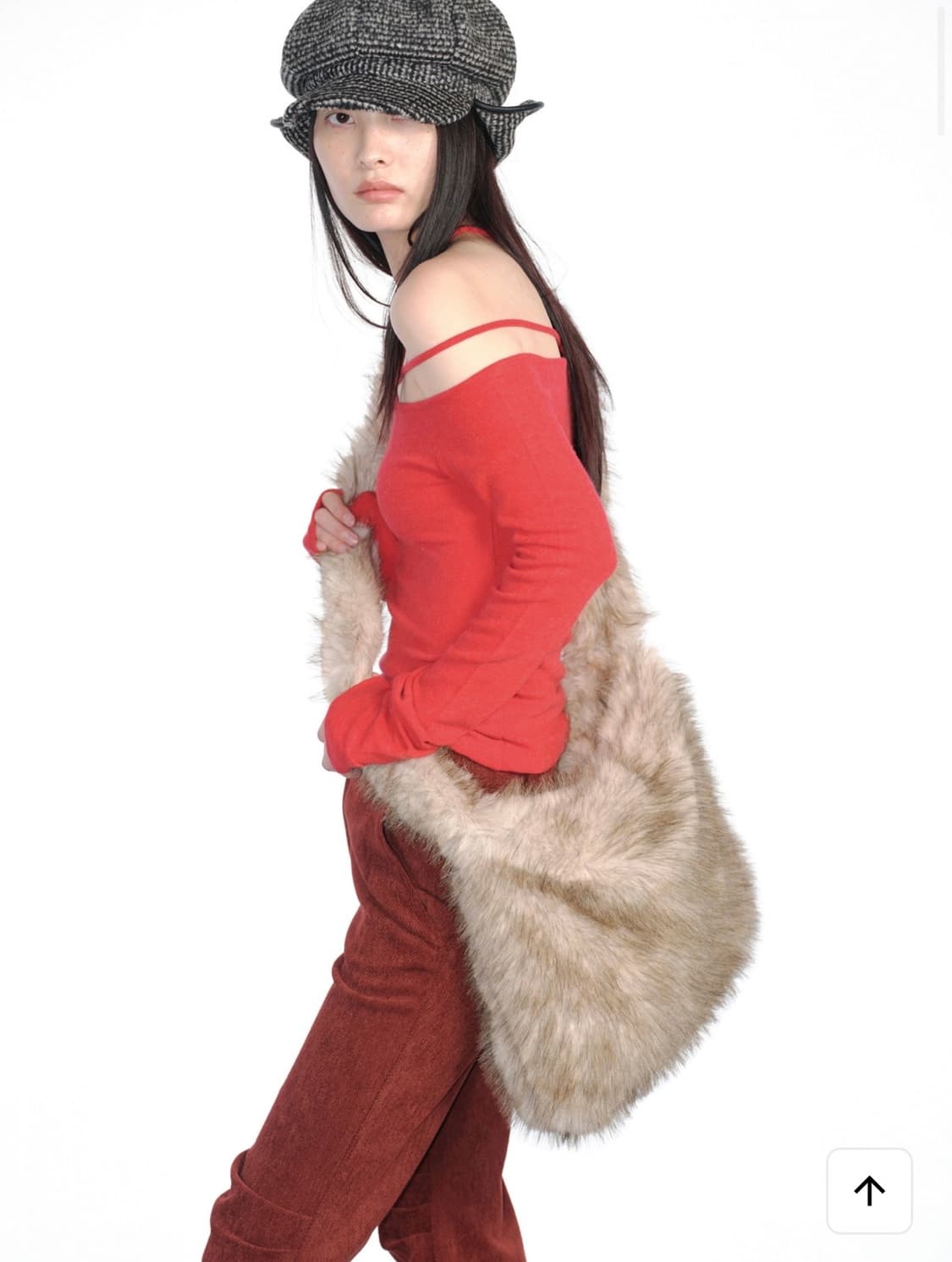 새상품) 세릭 모헤어 크로스백 베이지 세릭 가방 cerric 크로스백 상품이미지7