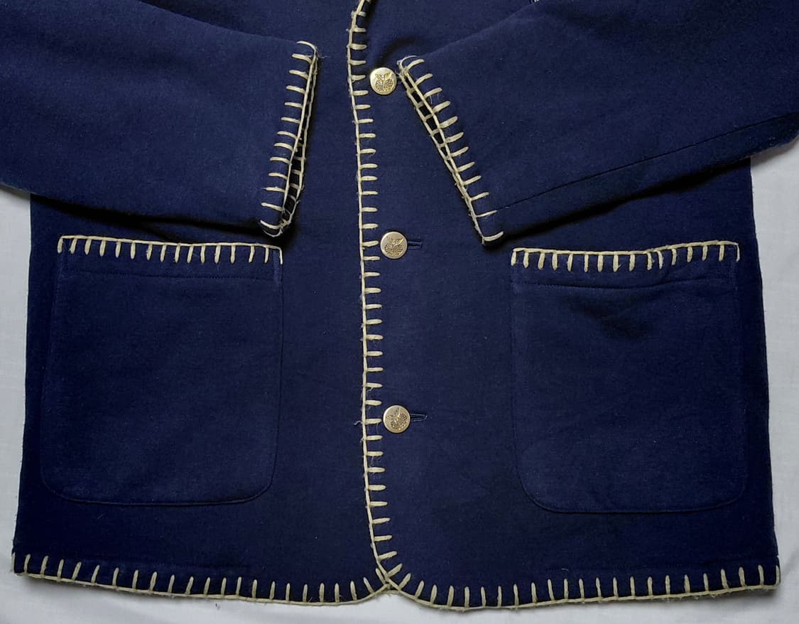 [L] 시나코바(Sina Cova) 빈티지 스티치 블레이저 가디건 상품이미지3