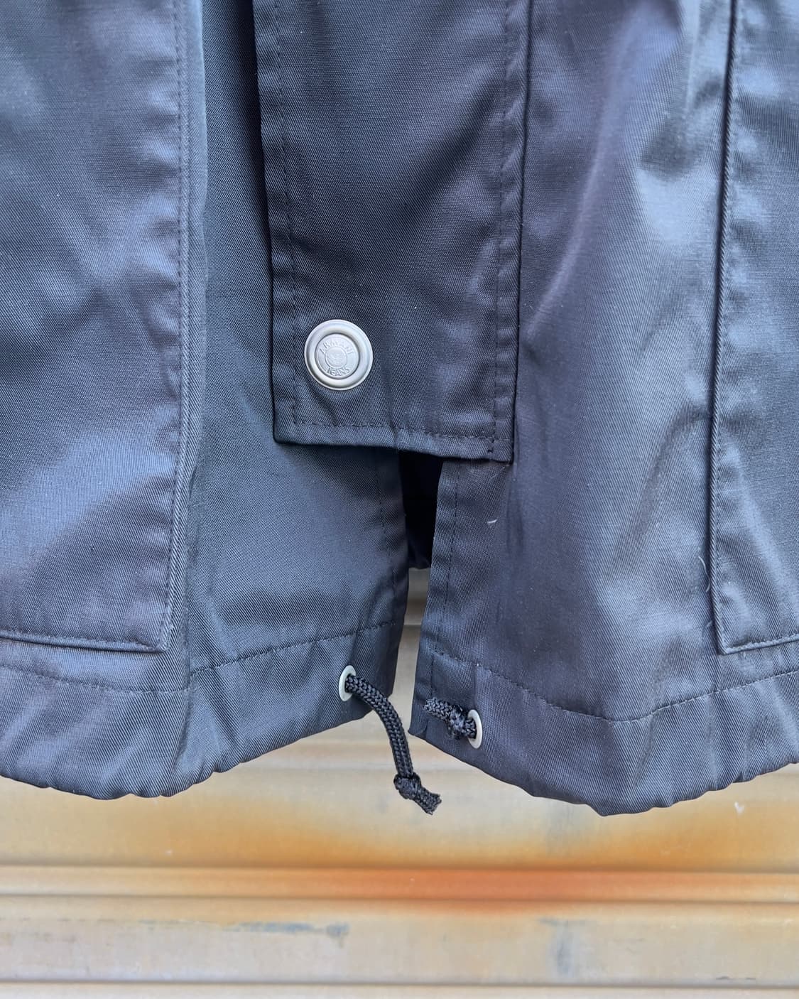 [XL] 90s 아르마니 진스 나일론 스냅 코트 상품이미지4