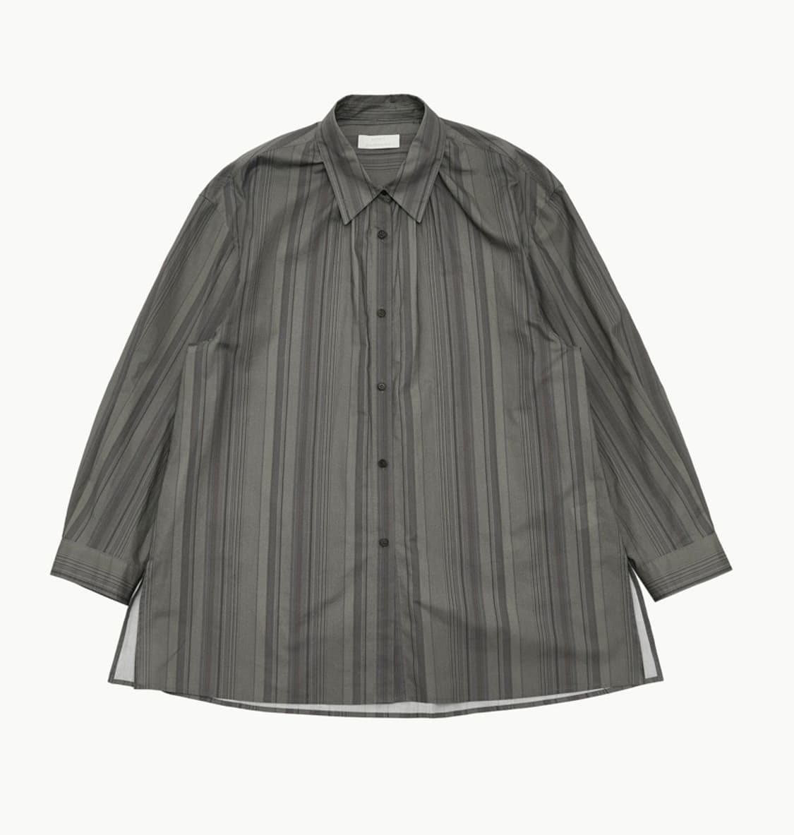 아모멘토 넥 셔링 오버사이즈 셔츠  상품이미지6