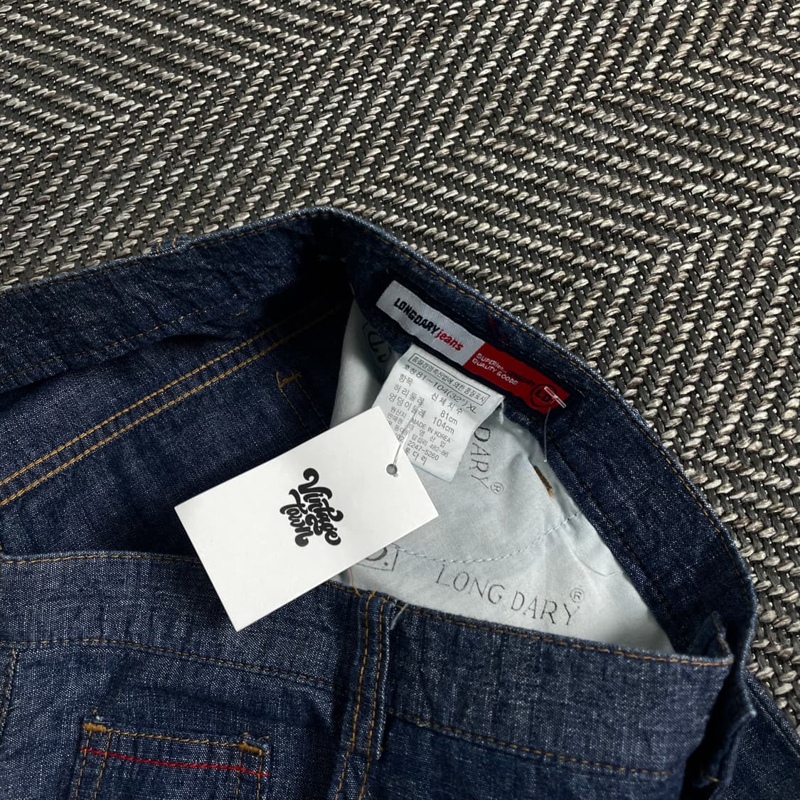 00s y2k 빈티지 데님 버뮤다 팬츠o 3078 상품이미지4