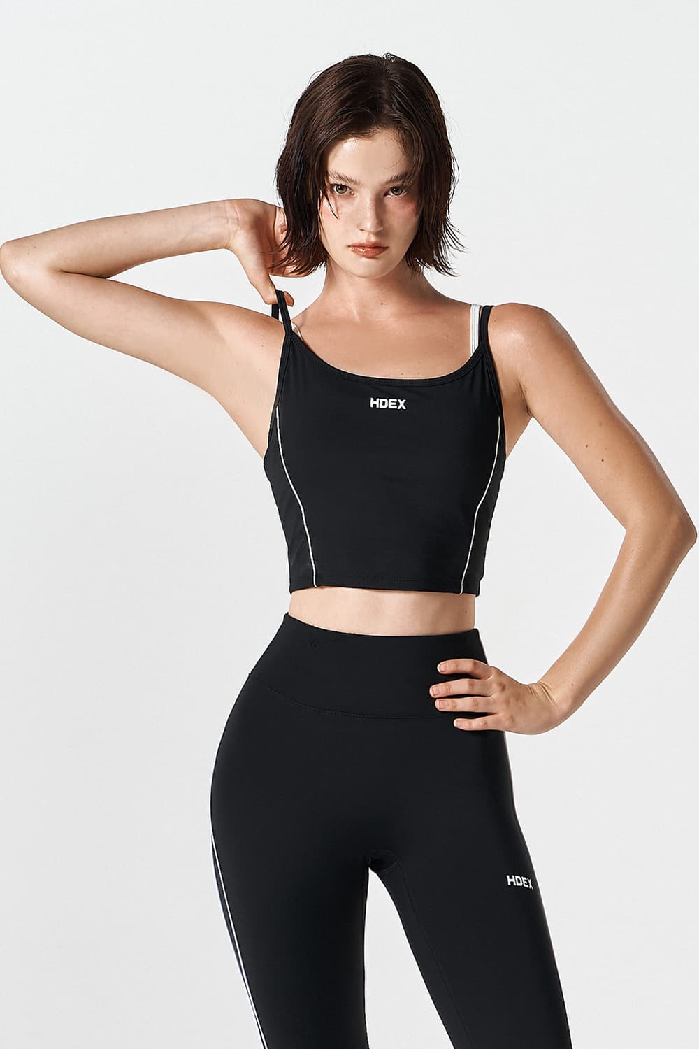 에이치덱스 HDEX 서포트 파이핑 레이어드 브라탑 나이키 상품이미지1