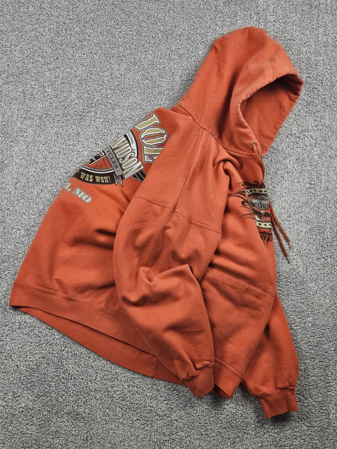 할리데이비슨 제시제임슨 페이드프린팅 후드 티셔츠 ( L ) / 10156 상품이미지5