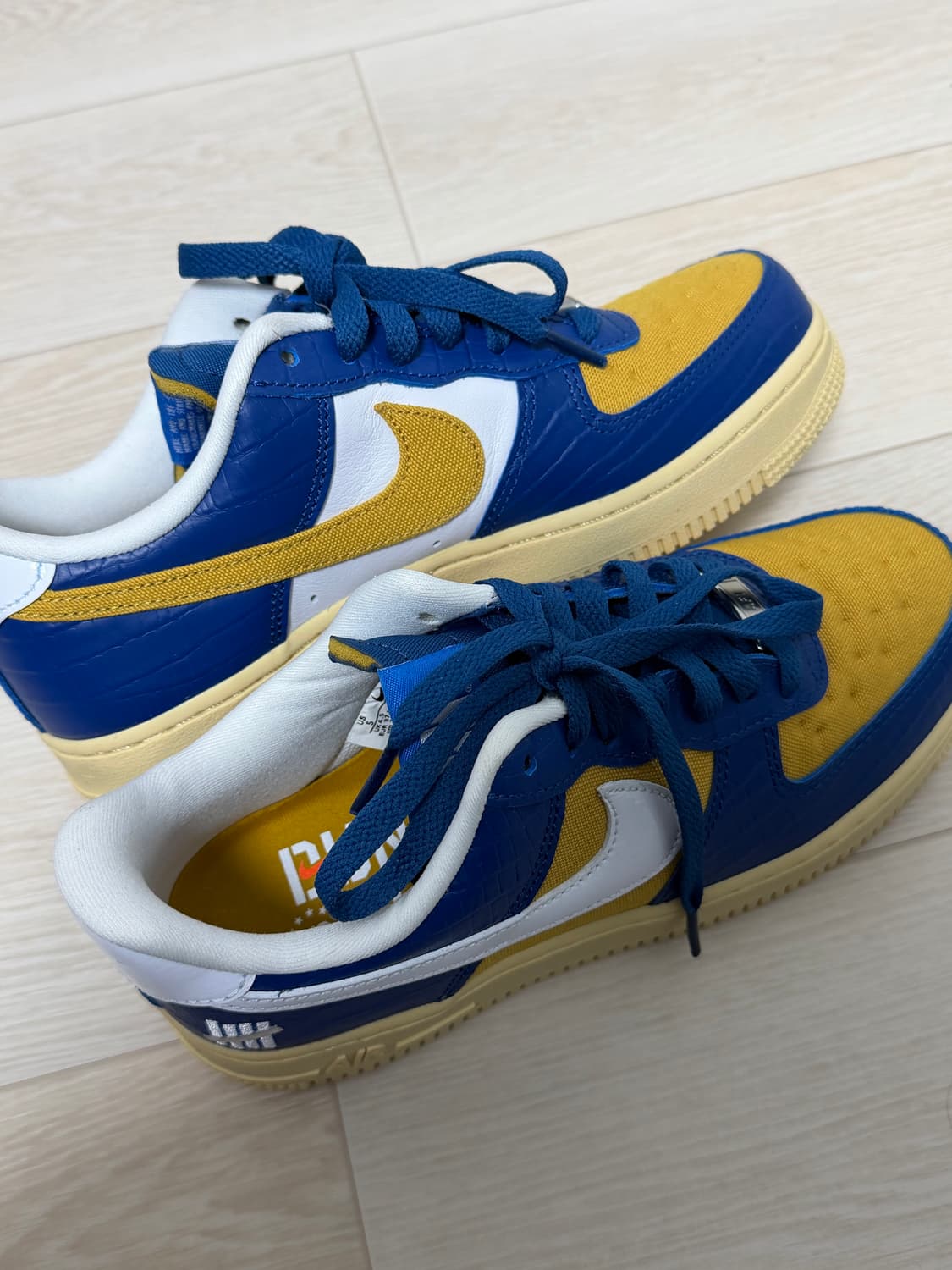 나이크 언디핏 에어포스 1 로우블루 235 상품이미지3