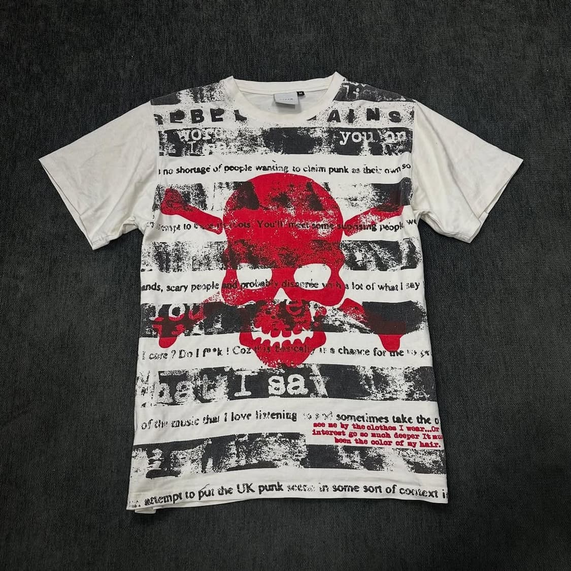 Fade stripe skull printing short  상품이미지3