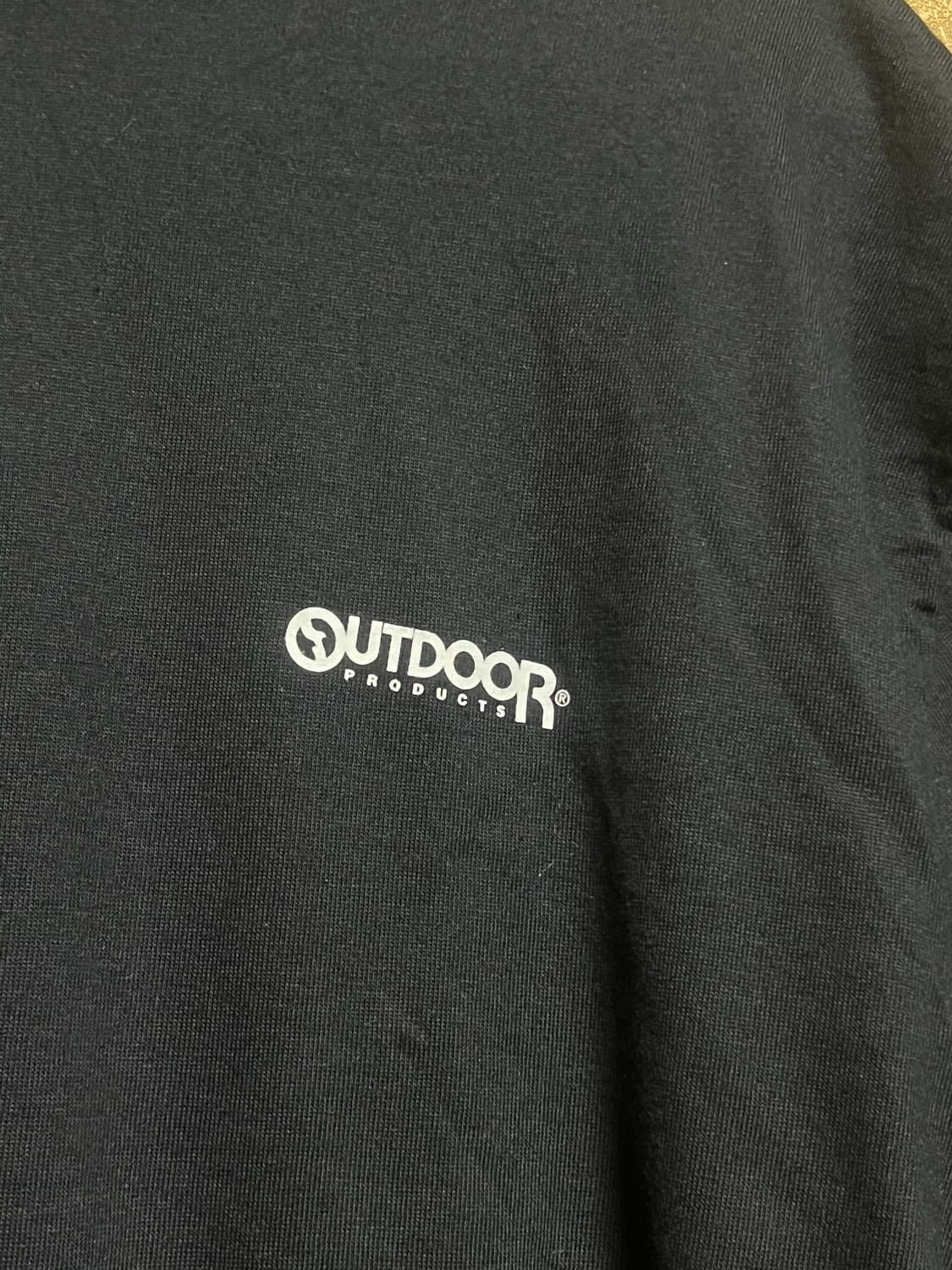  OUTDOOR 블랙 반팔티  상품이미지5