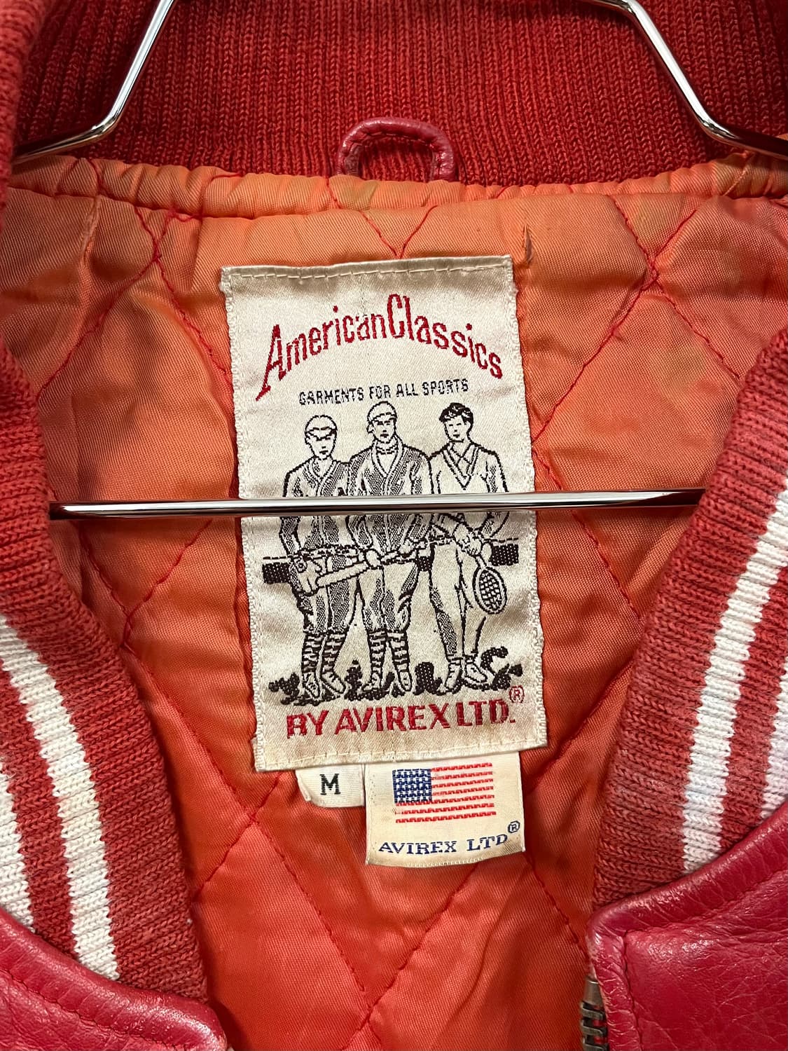 아비렉스 80s 레더 자켓 상품이미지5