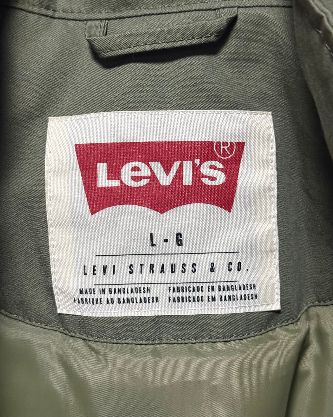 리바이스 패드디 야상 개파카 사파리 헌팅 필드 자켓 국방색 멀티 포켓  상품이미지9