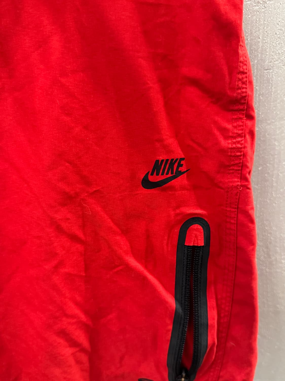 나이키 레드 반바지 지퍼포켓 L 상품이미지3