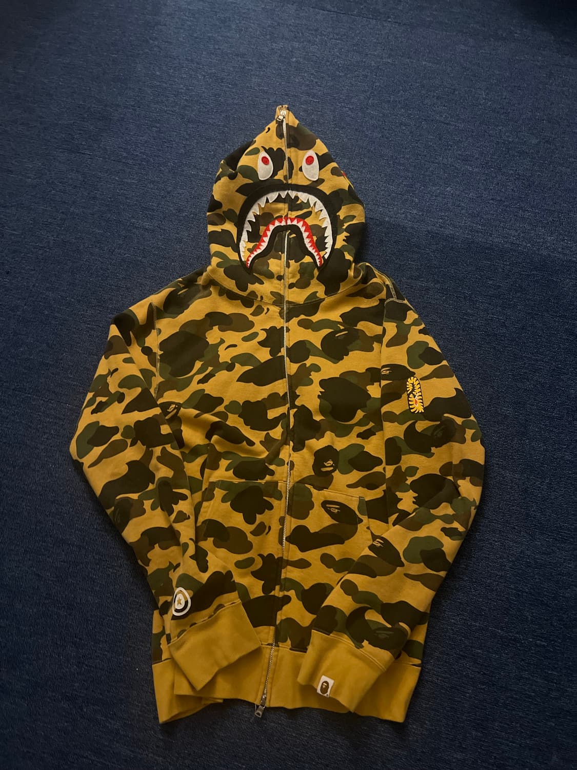 A Bathing Ape 베이프 후드집업 XL PONR 퍼스트 카모 상품이미지1