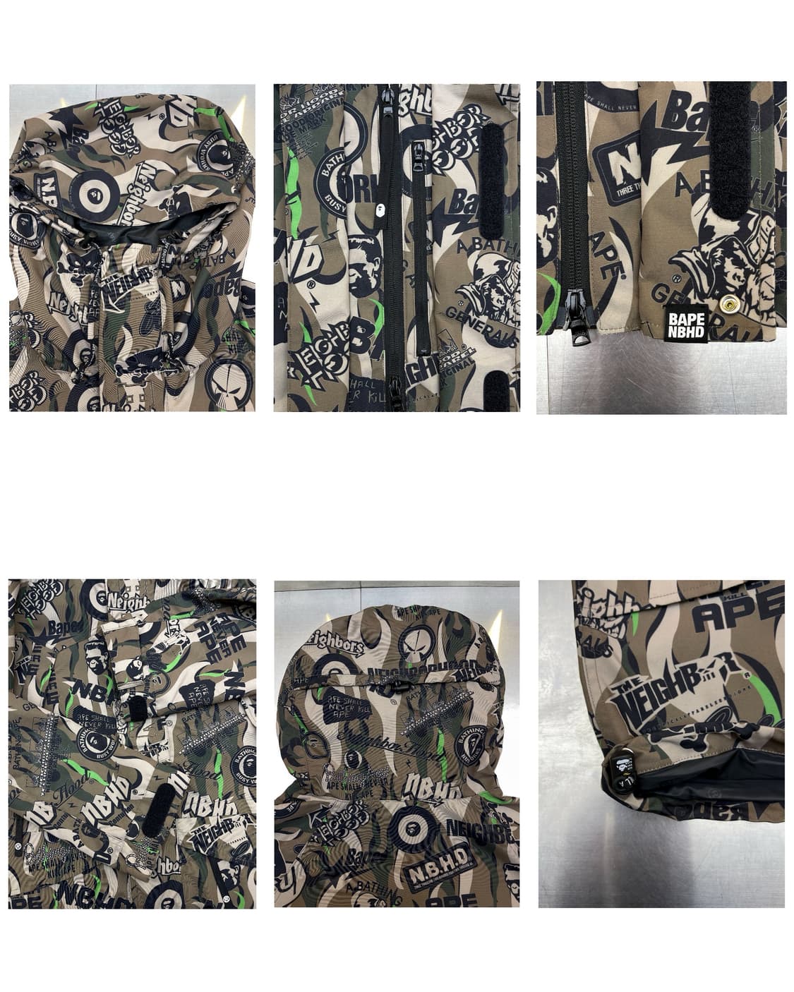 베이프 x 네이버후드 23ss 스노우보드 셋업 상품이미지7