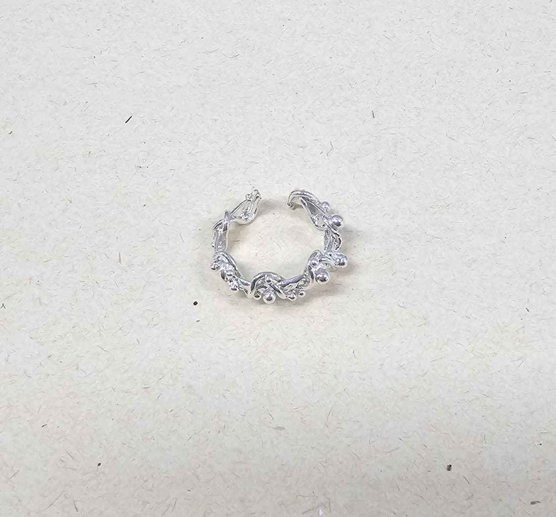 925silver 실버 귀걸이 이어커프(새상품)B002 상품이미지1