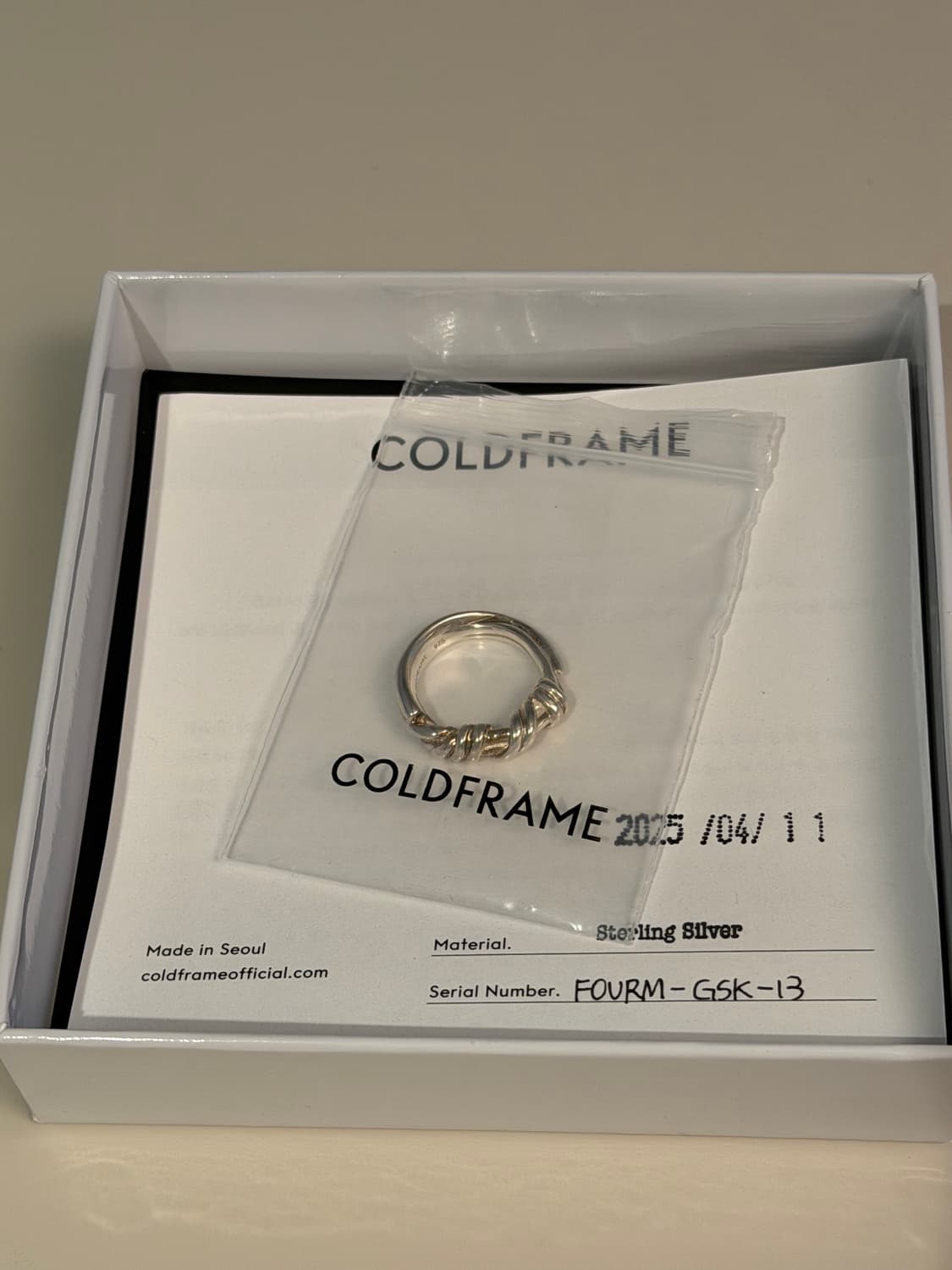 콜드프레임 고르디안 링 13호 상품이미지2