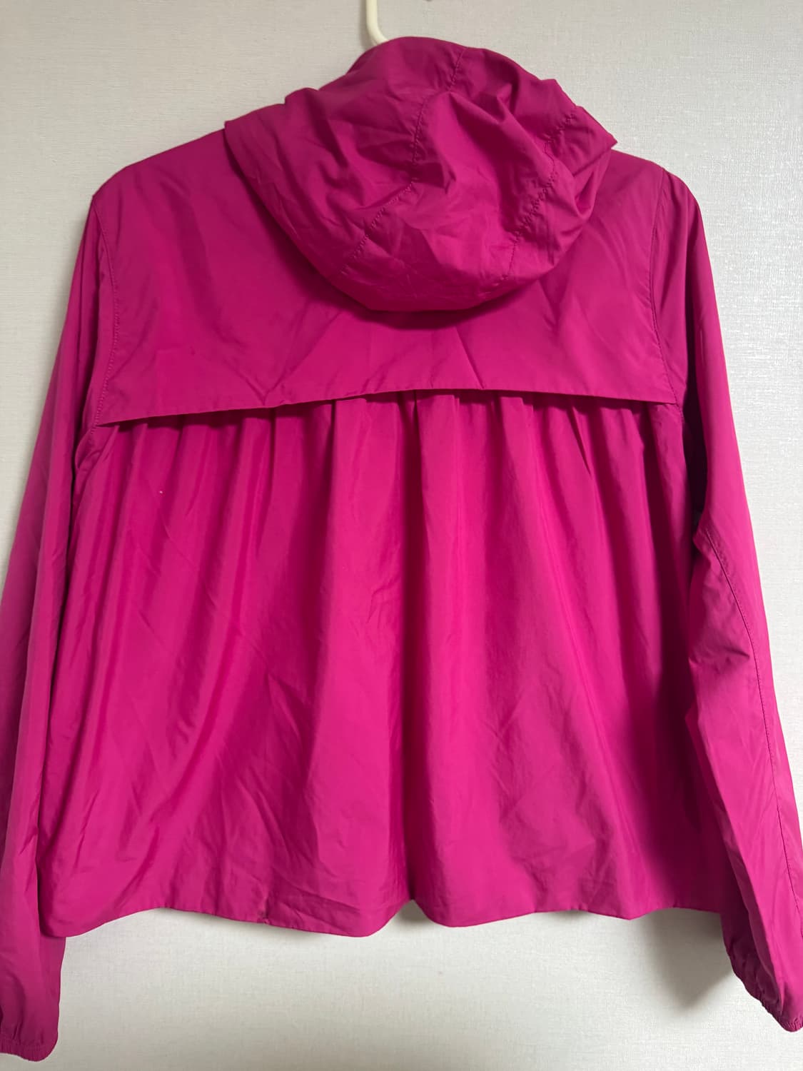 폴로랄프로렌 로고 핫핑크/마젠타 색상 후드 바람막이 M 상품이미지5