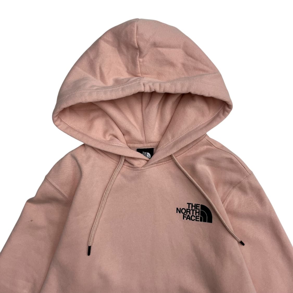 노스페이스 블랙 로고 딸기우유맛 후드 M 상품이미지4