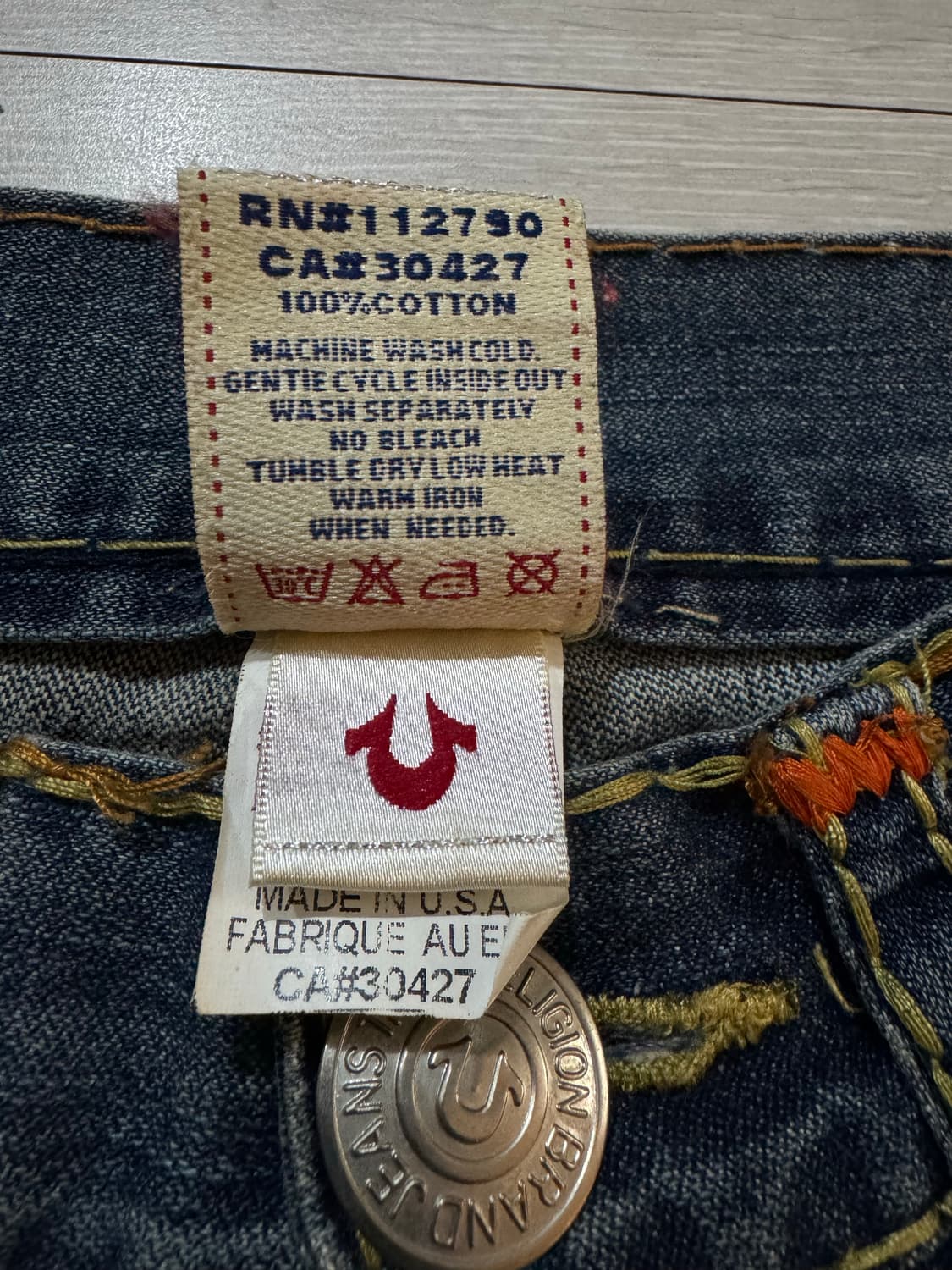 [30] 트루릴리젼 부츠컷 청바지 조이빅티 상품이미지5