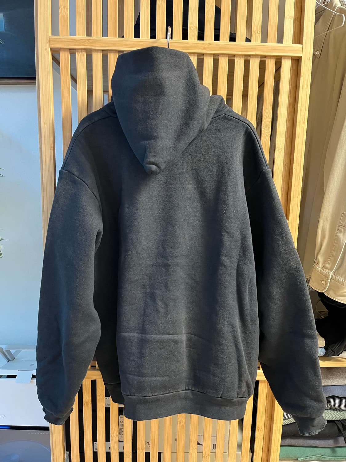 아프레쎄 빈티지 집업 후디 블랙 3 상품이미지2