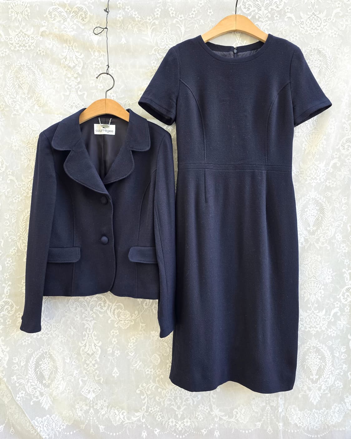 꾸레쥬 울 셋업 (made in japan) 상품이미지1