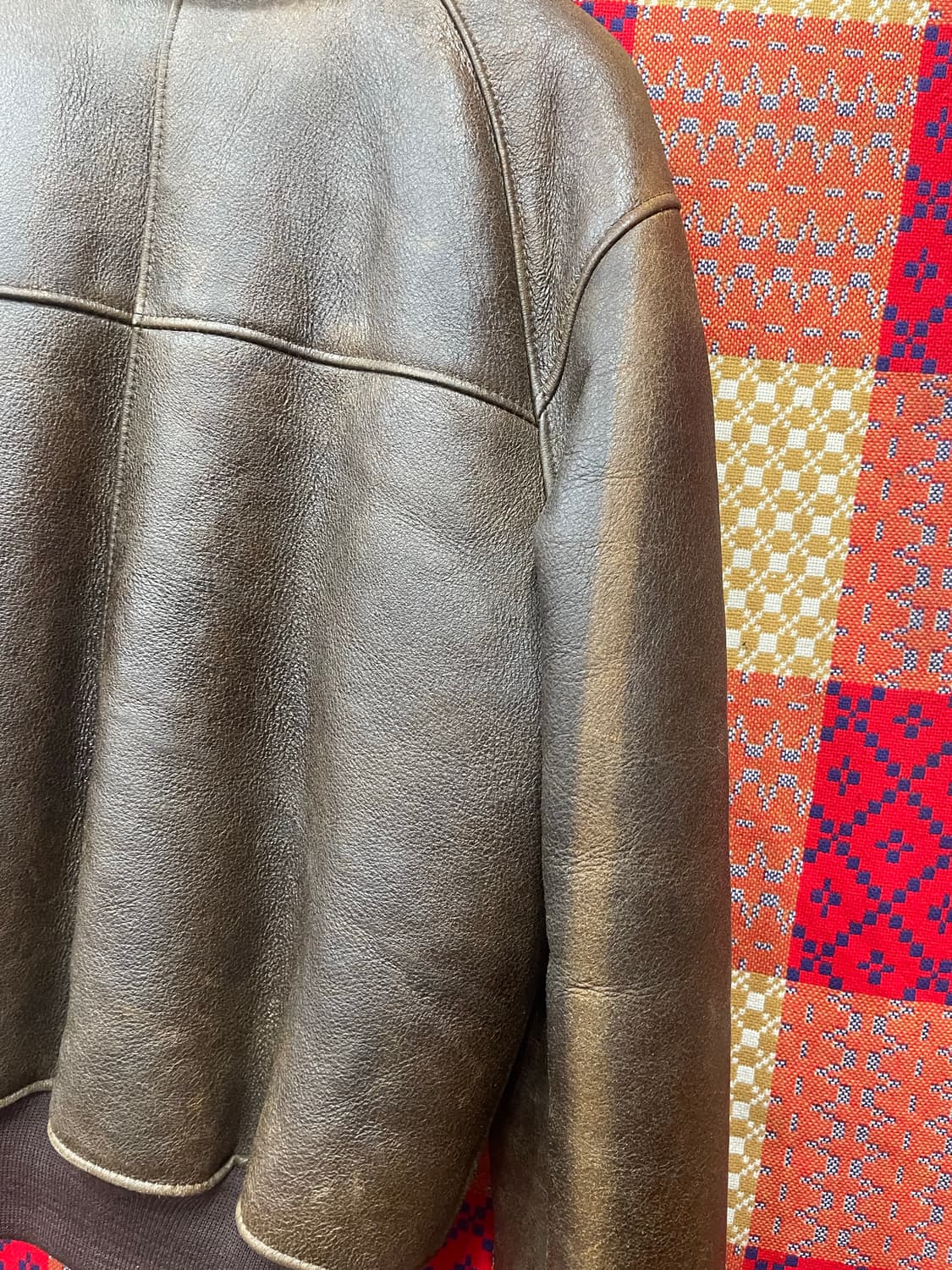 80-90s 골든베어 b-6 무스탕 40 상품이미지3