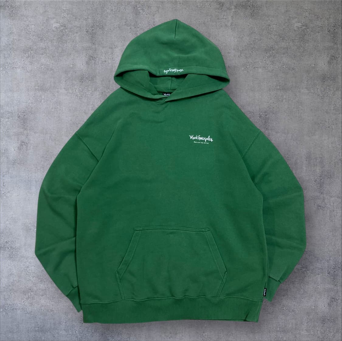 마크곤잘레스 스몰 로고 그린 후드티 상품이미지1