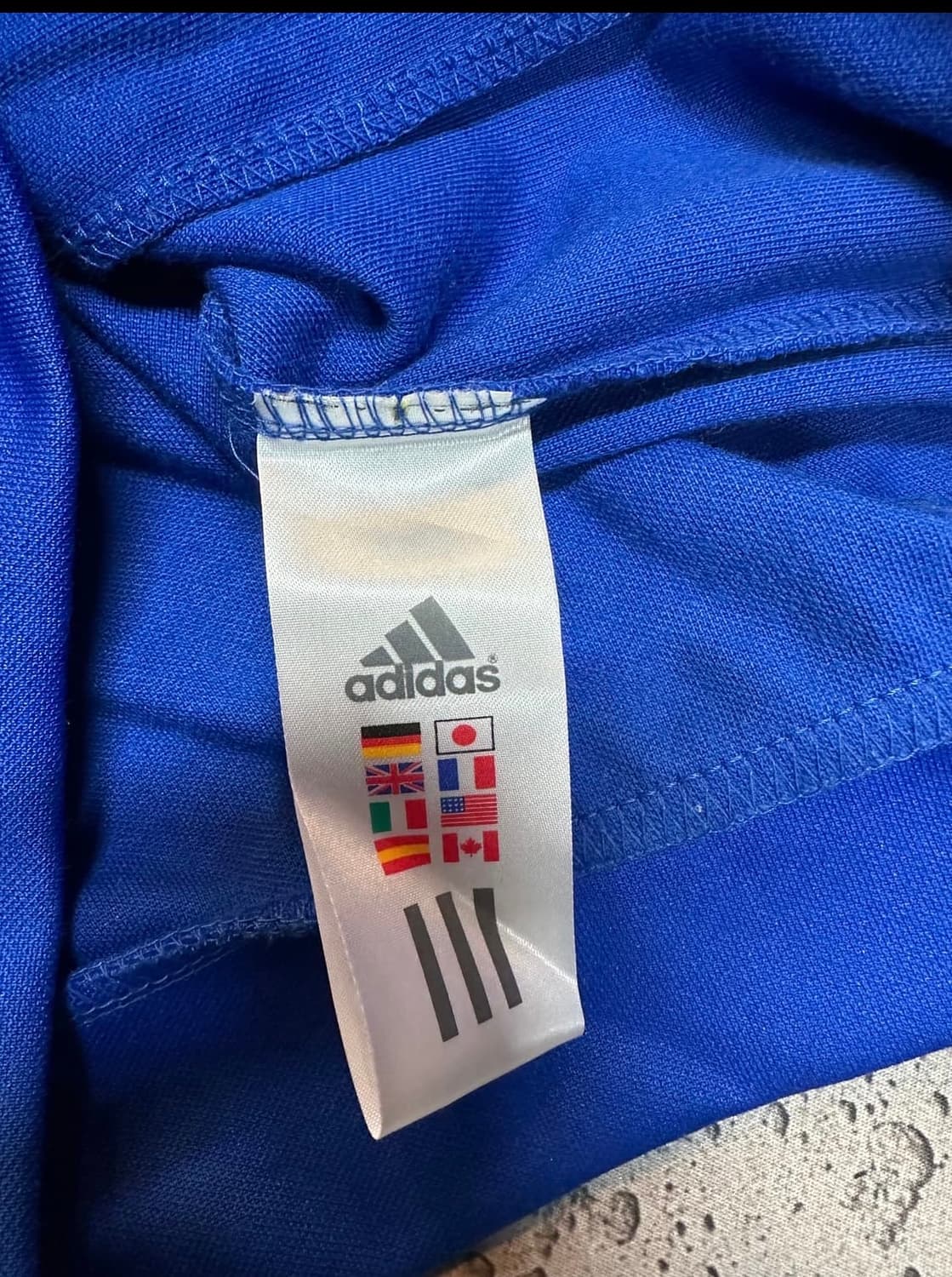 아디다스 블루 져지 100사이즈 상품이미지2