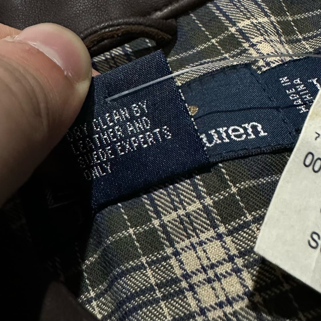 폴로 90's 맥스웰 레더 블루종 자켓 상품이미지8