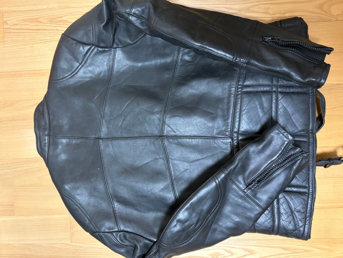 90s 모터사이클 가죽 자켓 상품이미지2