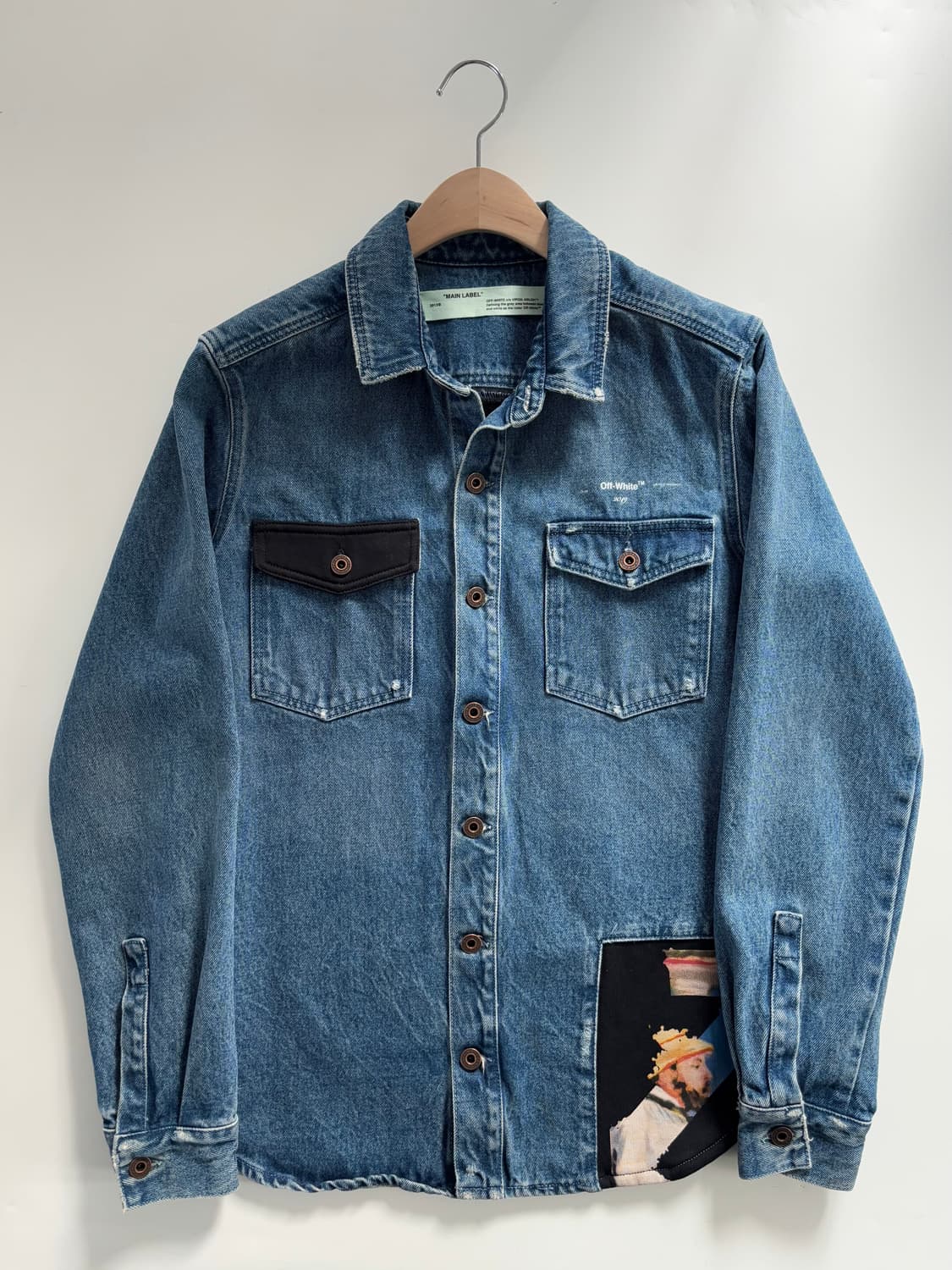 Off White 오프화이트 프린팅 데님 셔츠  상품이미지2