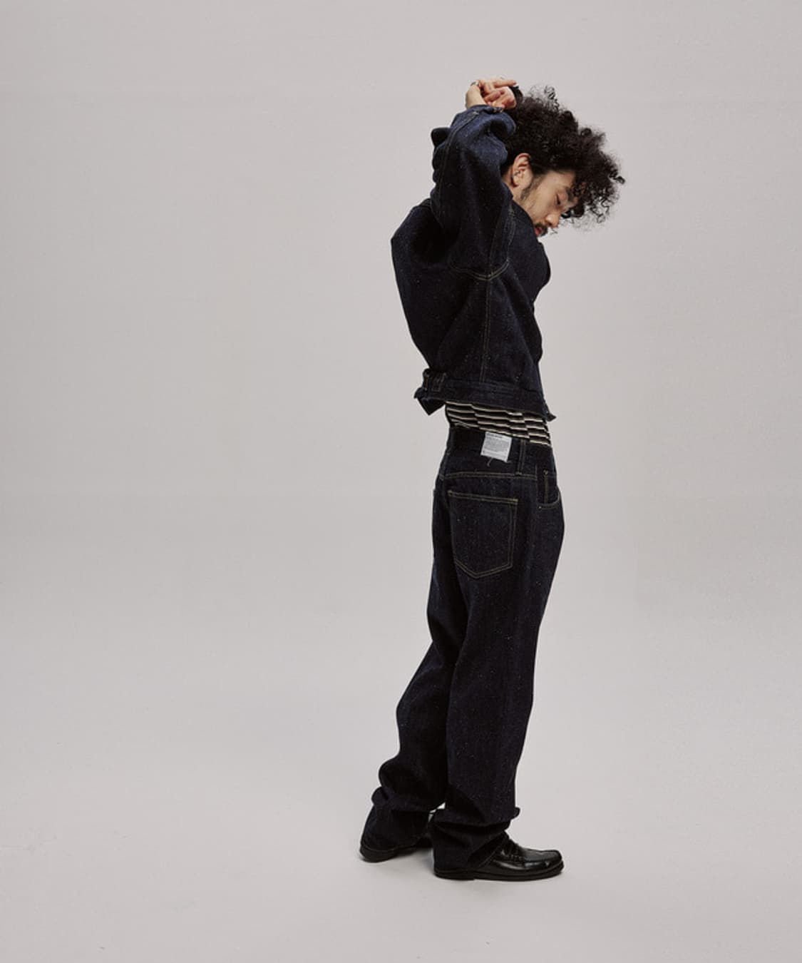 [2] 비헤비어 312R SELVEDGE NEP DENIM PANTS 상품이미지5