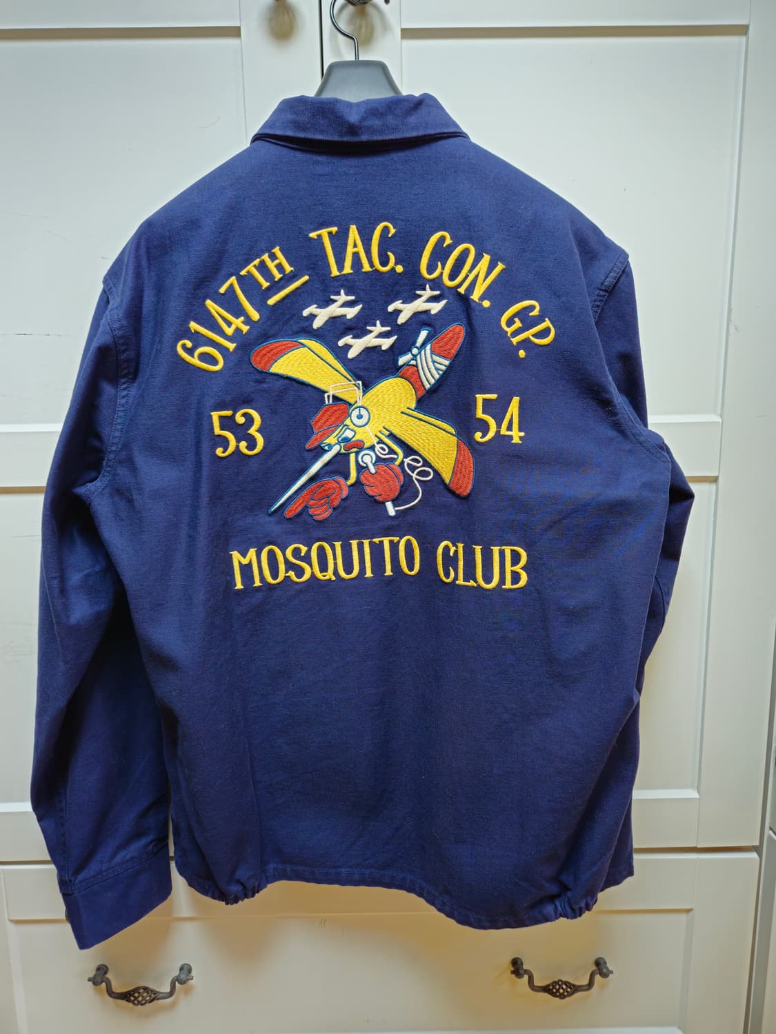 브론슨 논스탁 한국전쟁 6147 전술항공통제단 모스키토 클럽 자켓 XL 상품이미지2