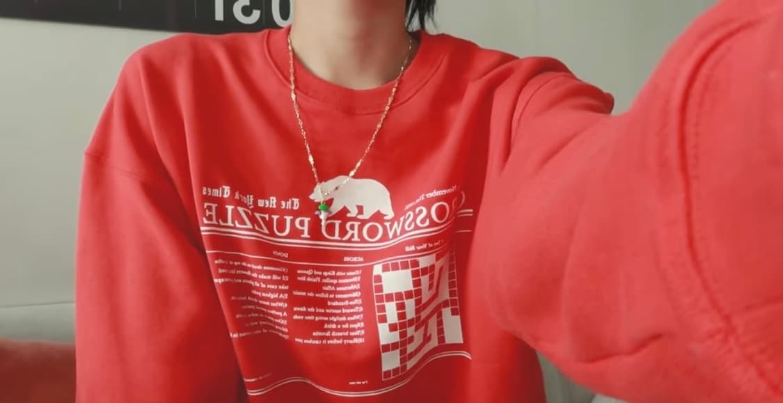 kijun Puzzle Pullover Red 맨투맨 상품이미지2