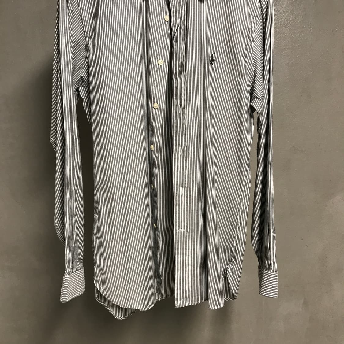 폴로 랄프로렌 스트라이프 셔츠 그레이 15/39 상품이미지3
