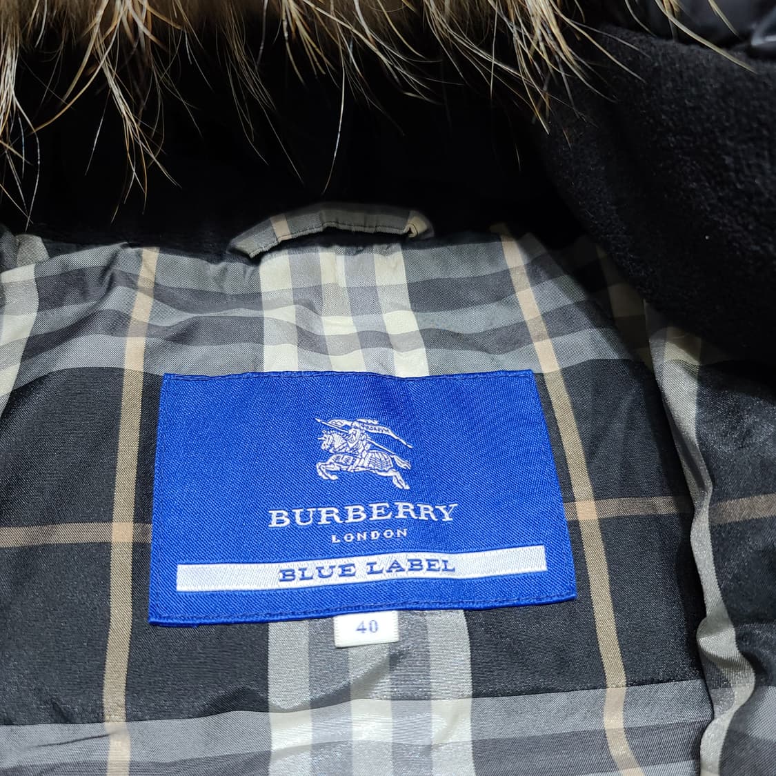 버버리 블루라벨 다운 자켓[40] 상품이미지6