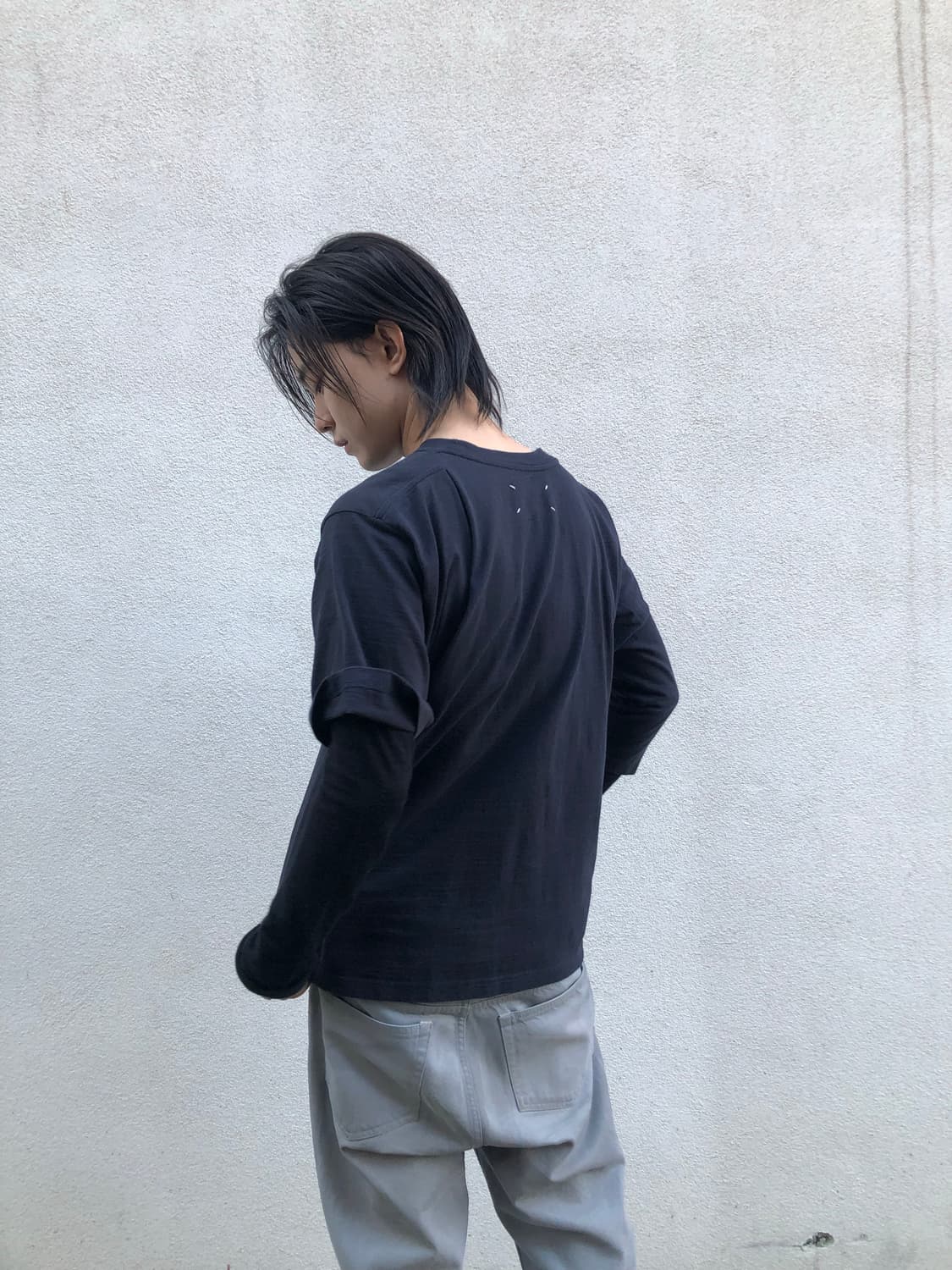 마르지엘라 1번 라인 멀티 패브릭 티셔츠 상품이미지1