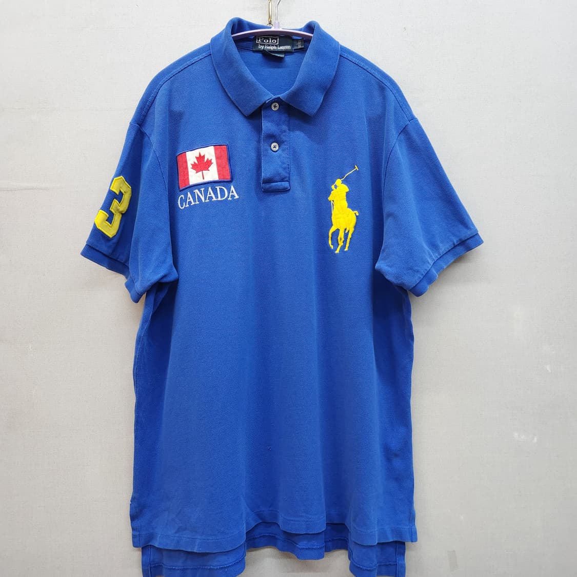 폴로 랄프로렌 빅포니/캐나다 자수 반팔카라L~XL 상품이미지1