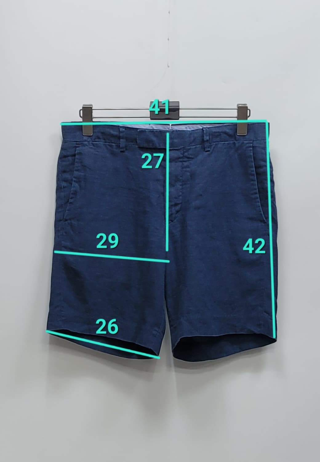 POLO 폴로 랄프로렌 린넨 100% 쇼츠 반바지 / 남 30 네이비
 상품이미지9