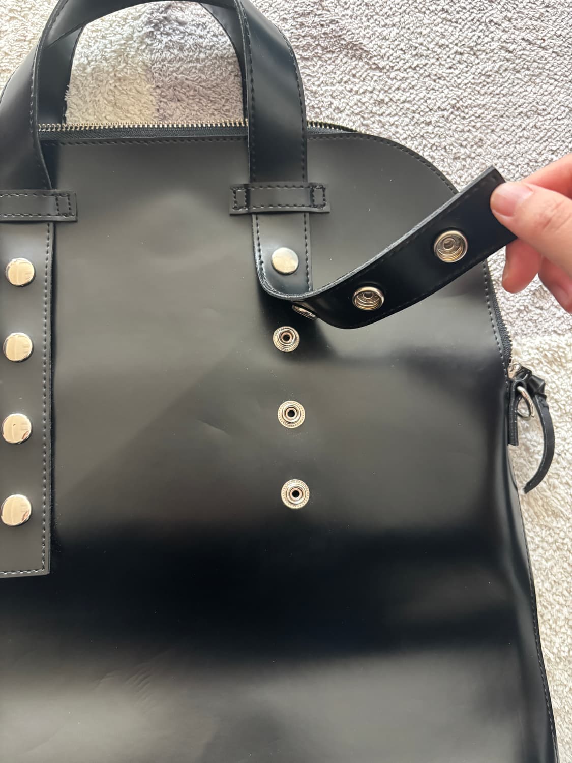 꼼데가르송트리콧 2way 토트백 상품이미지2